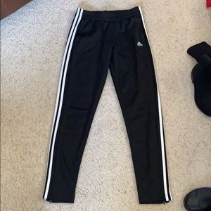 Adidas three strip sweatpants